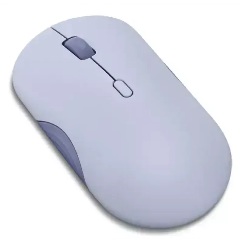 Mouse da ufficio Bluetooth senza fili Lenovo 350 — ambidestro, ottico 2400 DPI, 6 tasti, blu