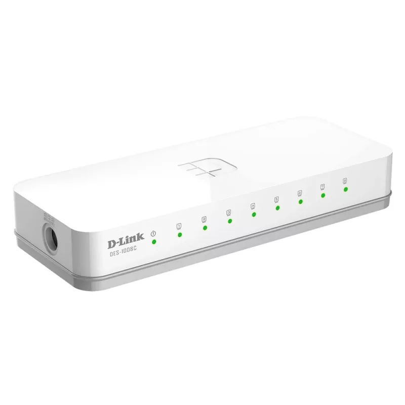 D-Link 0 unmanaged Fast Ethernet (10/100) desktop bianco