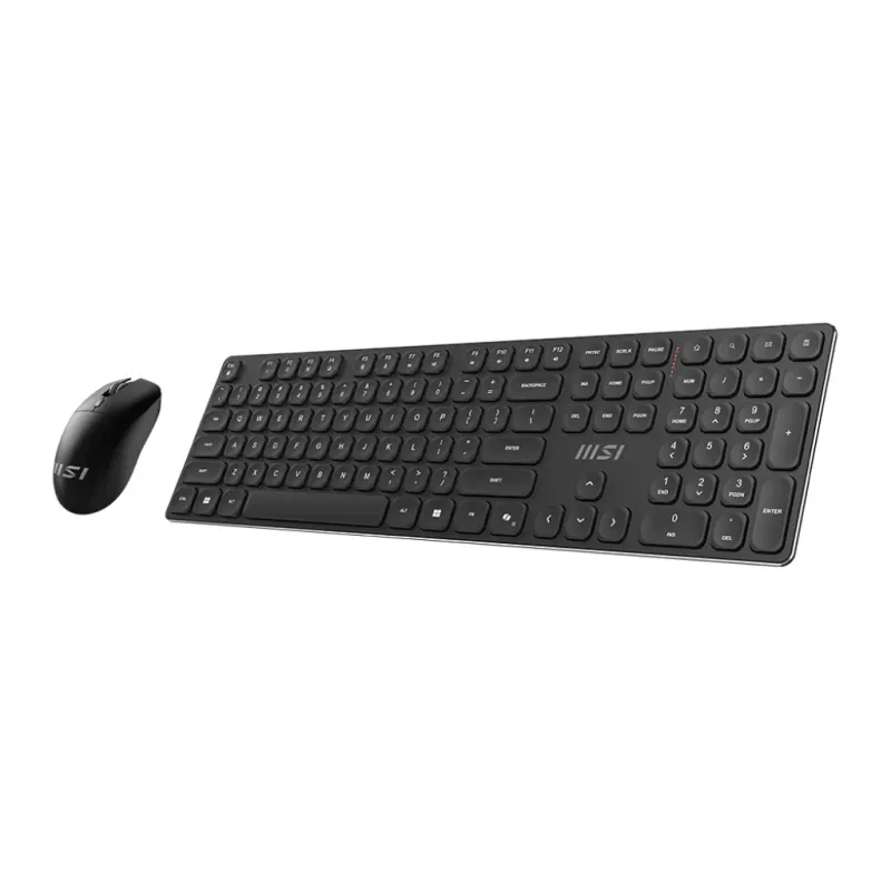 MSI FORGE K210 WIRELESS COMBO tastiera mouse inclusi home/office USB nero