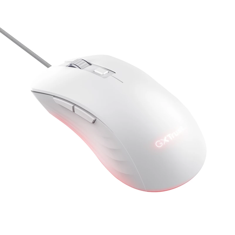 Trust GXT924W YBAR+ mouse gaming per destrimani USB Type-A ottico 25600 DPI