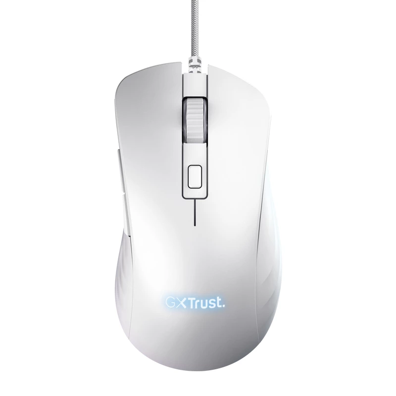 Trust GXT924W YBAR+ mouse gaming per destrimani USB Type-A ottico 25600 DPI