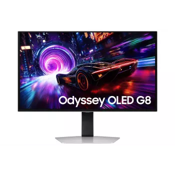 Monitor per computer Samsung S27FG814SU 27 pollici 4K UHD OLED 2160×3840, 0,03 ms, angolo di visualizzazione 178°, VESA, regolabile in altezza, metallic