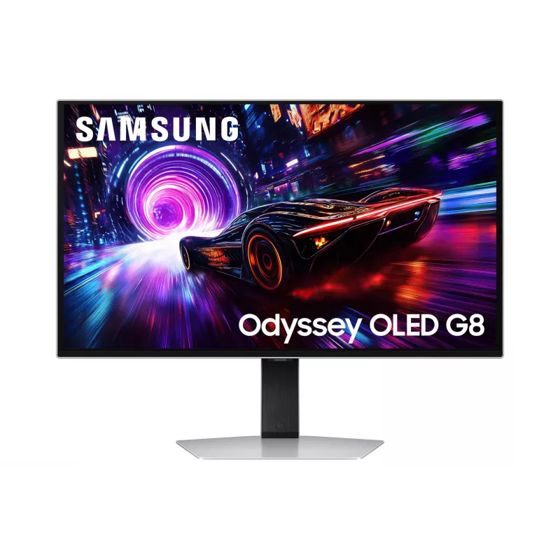 Monitor per computer Samsung S27FG814SU 27 pollici 4K UHD OLED 2160×3840, 0,03 ms, angolo di visualizzazione 178°, VESA, regolabile in altezza, metallic