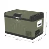 Frigorifero portatile a compressore Yolco GCX47 verde capacità 47L a risparmio energetico
