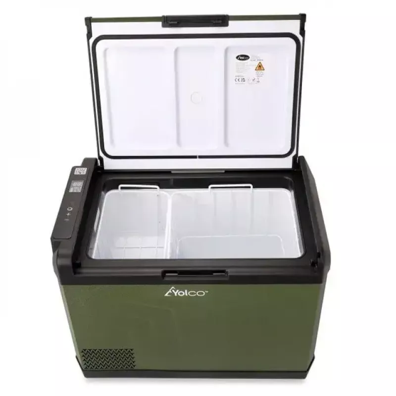 Frigorifero portatile a compressore Yolco GCX47 verde capacità 47L a risparmio energetico