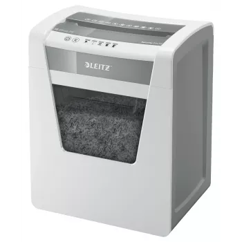 Leitz IQ Office distruggidocumenti Security P5, microtaglio, 22,3 cm, 2 x 15 mm, 23 l, 250 fogli, 55 dB