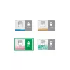 Leitz IQ Office distruggidocumenti Security P5, microtaglio, 22,3 cm, 2 x 15 mm, 23 l, 250 fogli, 55 dB