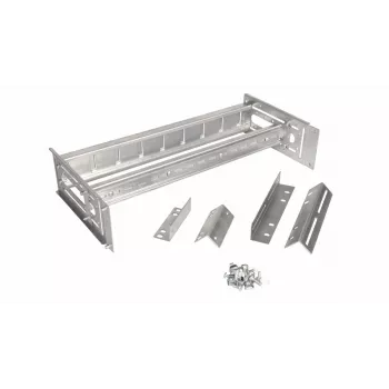 Equip EZR-DIN-4 modulo per guida DIN da 19 pollici 2U, RAL 7035