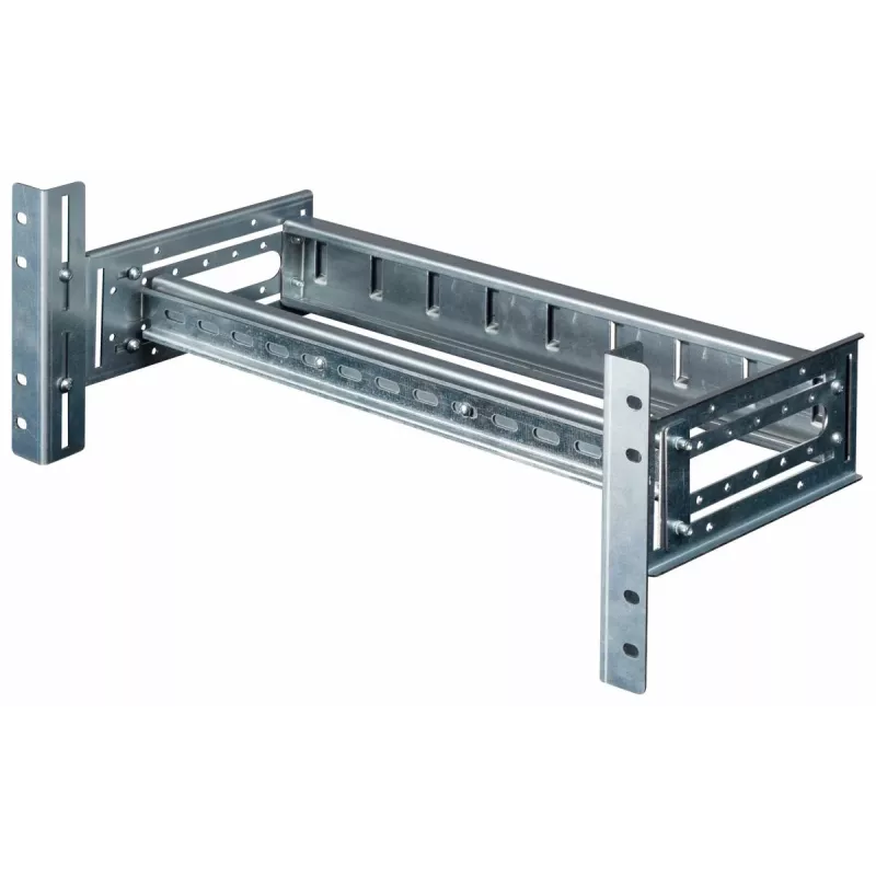 Equip EZR-DIN-4 modulo per guida DIN da 19 pollici 2U, RAL 7035