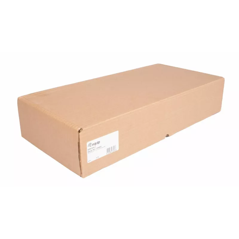 Equip EZR-DIN-4 modulo per guida DIN da 19 pollici 2U, RAL 7035
