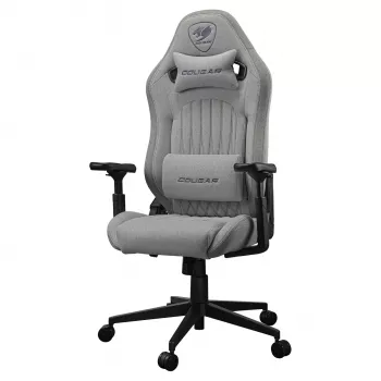 Sedia da gaming universale Cougar CGR-EPF-ROA — grigio/nero, peso max 120 kg, dimensioni 710×670×1250 mm