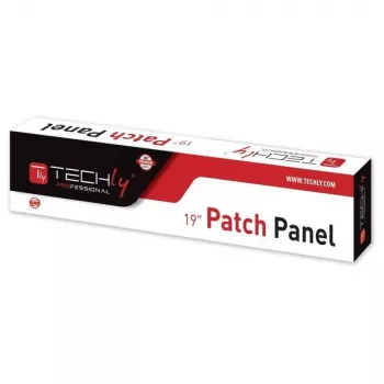 Techly Patch Panel UTP 24 porte RJ45 Cat.6 I-PP 24-RU-C6T, IEEE 802.3, IEEE 802.3ab, IEEE 802.3u, 10/100/1000Base-T(X), Fast Ethernet, Gigabit Ethernet, 1000 Mbit/s, RJ-45, oro