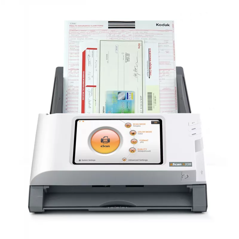 Plustek eScan A350 Essential scanner ADF 600 x 600 DPI A4 nero, bianco