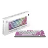 MSI FORGE GK600 TKL tastiera gaming wireless, QWERTZ DE, viola