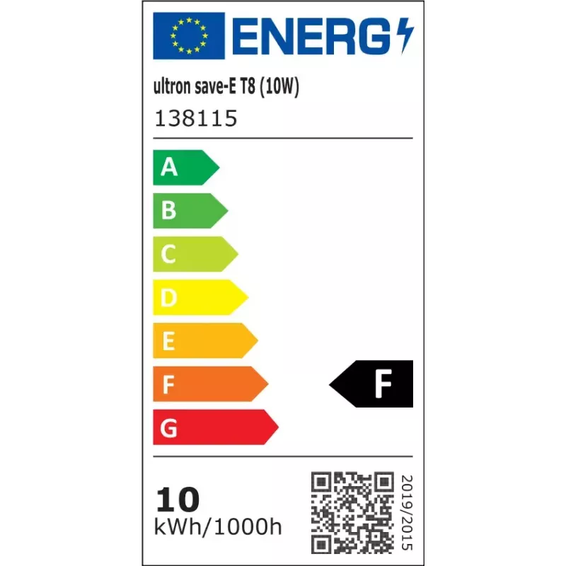 Lampada a risparmio energetico Ultron 138115 10W G13 4000K