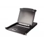 Console rack Secomp CL5708MW 17,3 pollici (43,9 cm) LCD 1920×1080, tastiera e mouse USB/PS/2, VGA, 1U, nero