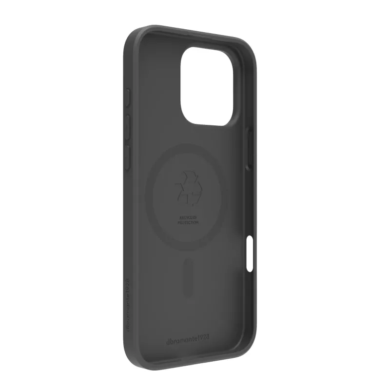 Custodia per cellulare dbramante1928 Greenland Pro MS per iPhone 16 ProMax, plastica, compatibile con schermo da 6,9 pollici, Night nero