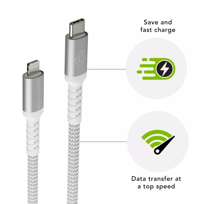 dbramante1928 re-charge Pro – cavo BRD 2m USB-C a Lightning -W
