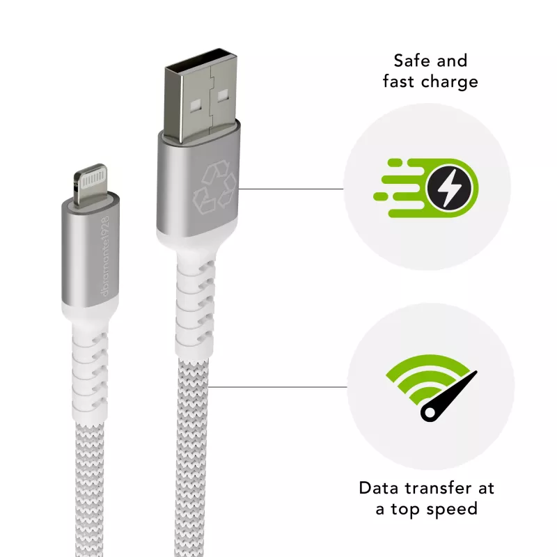 dbramante1928 re-charge Pro - cavo BRD 2,5 m USB-A a Lightning -W