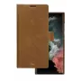 Custodia con folio dbramante1928 Lynge per Samsung Galaxy S22 Ultra, tan, supporta display fino a 17,3 cm (6,8 pollici), supporto da tavolo