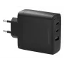 Caricabatterie dbramante1928 re-charge IT EU caricabatterie da parete 2x USB-C 100W + 1x USB-A, uso interno, AC, nero