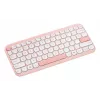 Tastiera Bluetooth ASUS Marshmallow KW100 75% — QWERTZ tedesco, switch a forbice, rosa