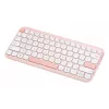 Tastiera Bluetooth ASUS Marshmallow KW100 75% — QWERTZ tedesco, switch a forbice, rosa