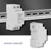 Alimentatore per guida DIN QOLTEC 30W 24V 1,25A grigio