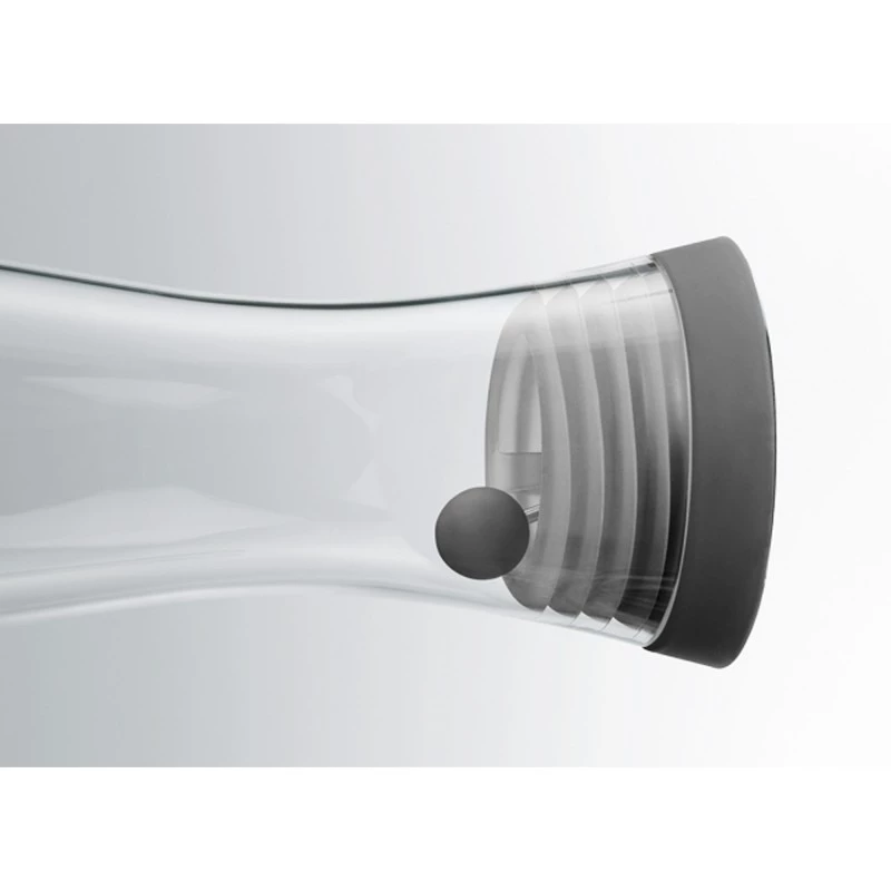 WMF 0617706040 caraffa 1 L nero, trasparente