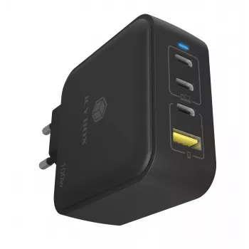 ICY BOX IB-PS1040-PD universale nero ricarica rapida AC per interni