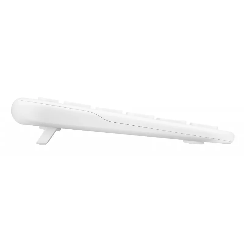 Tastiera Bluetooth senza fili ASUS KW100 Marshmallow – layout 75%, QWERTZ, switch a forbice, bianco