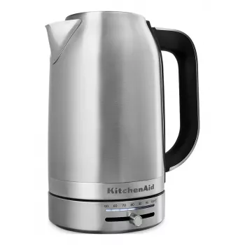 KitchenAid 5KEK1701ESX bollitore 1,7 l 2400 W nero, acciaio inox