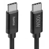 Hama Fabric cavo USB USB 2.0 1,5 m USB C nero