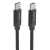 Hama Fabric cavo USB USB 2.0 3 m USB C nero