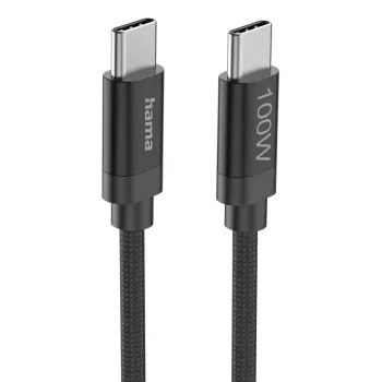 Hama Fabric cavo USB USB 2.0 3 m USB C nero