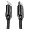 Hama Fabric cavo USB USB 2.0 3 m USB C nero