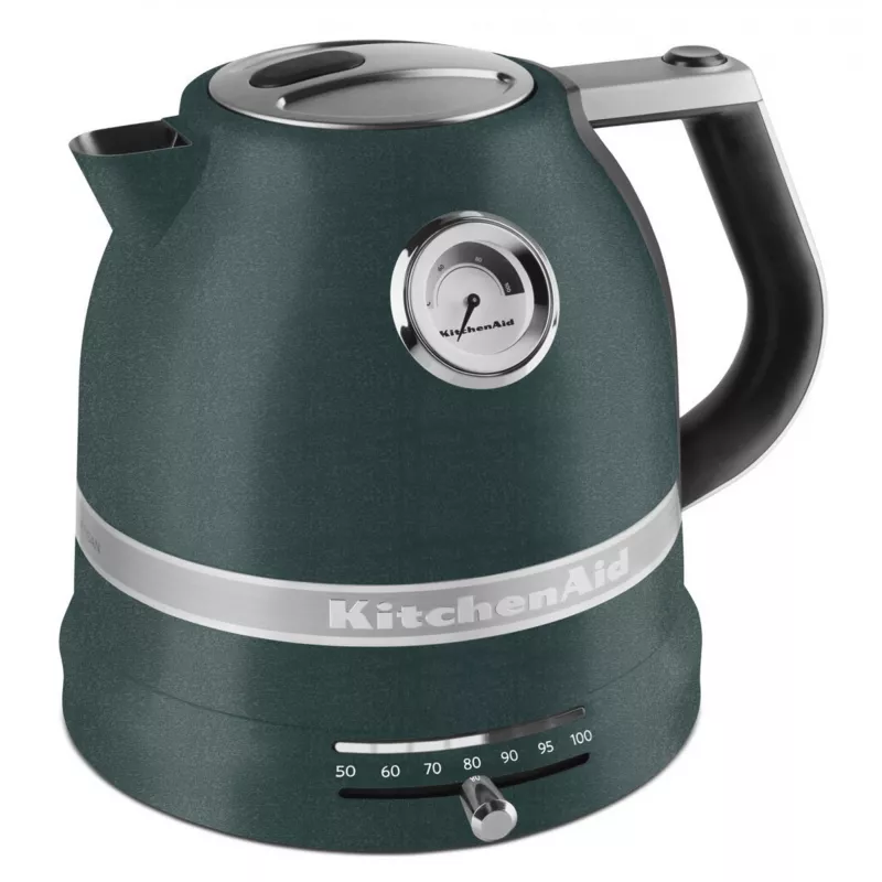 KitchenAid Artisan 5KEK1522EPP bollitore elettrico, 1,5 L, 2400 W, Pebbled Palm (Petrol)