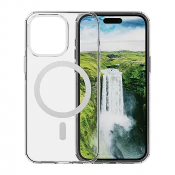 Cover dbramante1928 Iceland Ultra D3O MagSafe iPhone 15 ProM trasparente