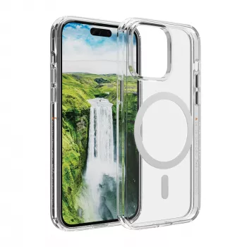 Cover dbramante1928 Iceland Ultra D3O MagSafe iPhone 15 ProM trasparente