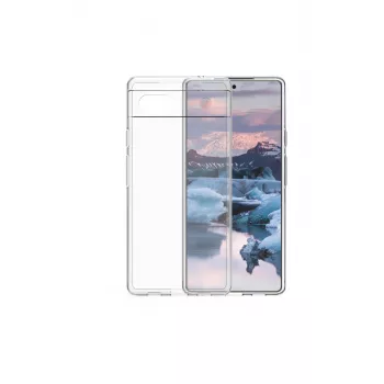 Custodia cover dbramante1928 Greenland per Google Pixel 6a, plastica riciclata, trasparente, per schermi 15,5 cm (6,1 pollici)
