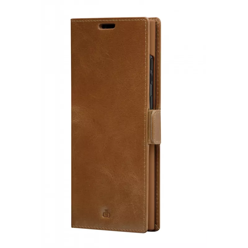 Custodia a libro dbramante1928 Copenhagen slim per Samsung Galaxy S22 Ultra, schermo 6,8 pollici, Tan
