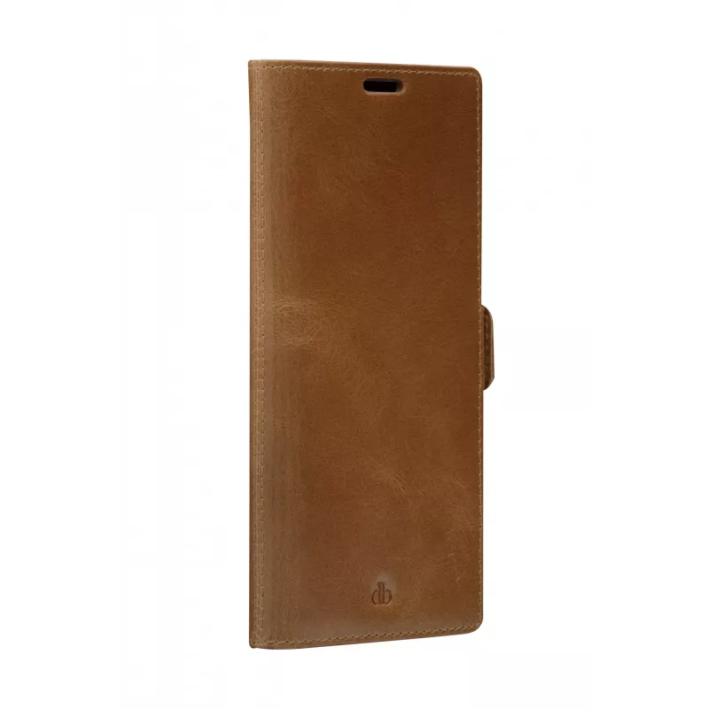 Custodia a libro dbramante1928 Copenhagen slim per Samsung Galaxy S22 Ultra, schermo 6,8 pollici, Tan