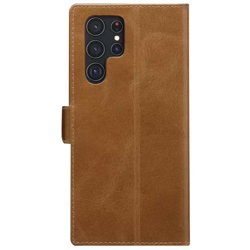 Custodia a libro dbramante1928 Copenhagen slim per Samsung Galaxy S22 Ultra, schermo 6,8 pollici, Tan