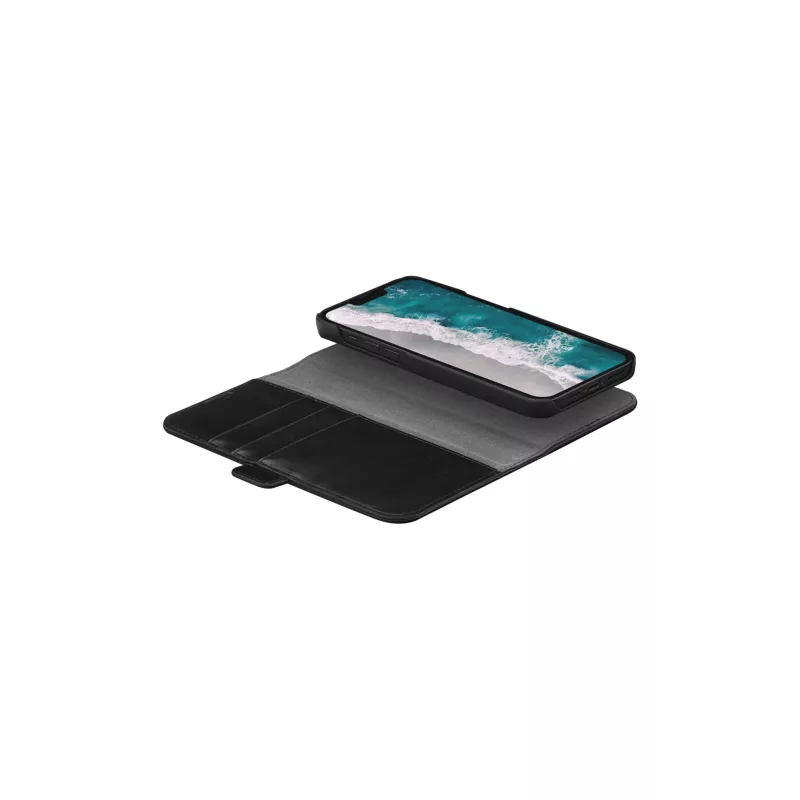 Custodia a libro dbramante1928 iPhone 14 Pro Max nero 3 vani per carte