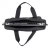Manhattan London borsa per laptop 12,5 pollici, top-loader, nero, LOW COST, scomparto accessori, tracolla (rimovibile), borsa per notebook, tre anni di garanzia