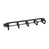Equip pannello di gestione cavi per montaggio rack 19 pollici, nero