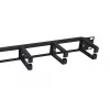 Equip pannello di gestione cavi per montaggio rack 19 pollici, nero