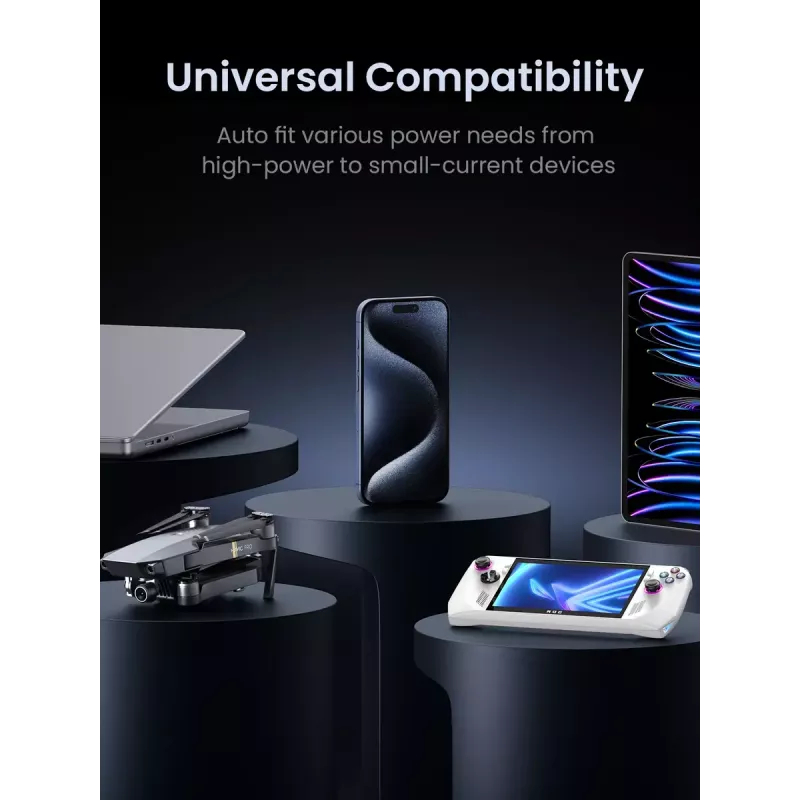 Ugreen Nexode powerbank 48000 mAh litio grigio