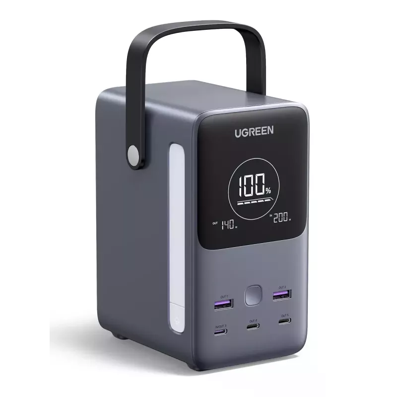 Ugreen Nexode powerbank 48000 mAh litio grigio