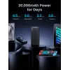 Ugreen 25683 powerbank 20000 mAh nero